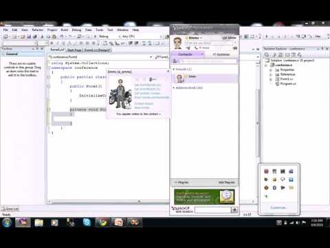 Example on Yahoo Messenger using List Box (part 1 of 2) (www.mendublog.blogspot.com)
