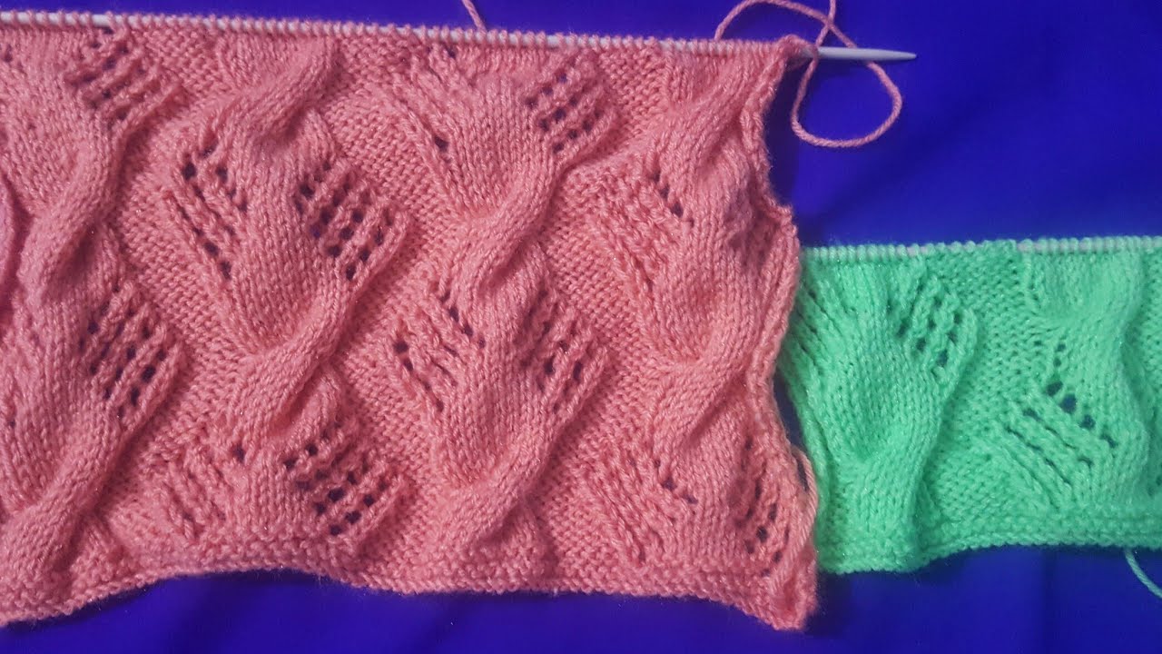 New cable and jali knitting design for sweater and cardiganssweater ki