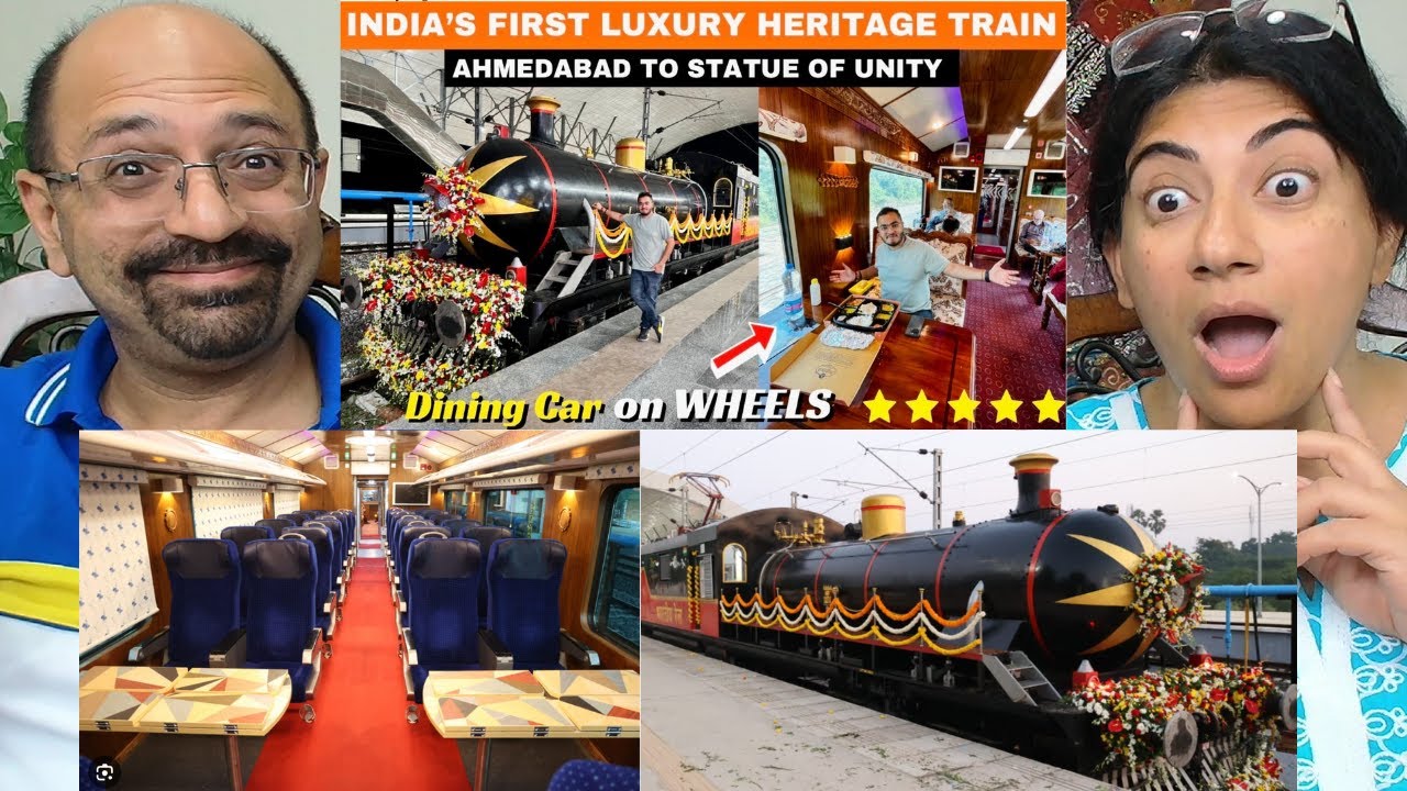 Gujarat’s First Luxurious Heritage Tourist Train Journey😱 Ahmedabad