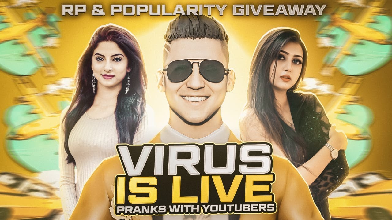 VIRUS IS LIVE Pranks With Youtubers ( USE HEADPHONE ) + UC & POP