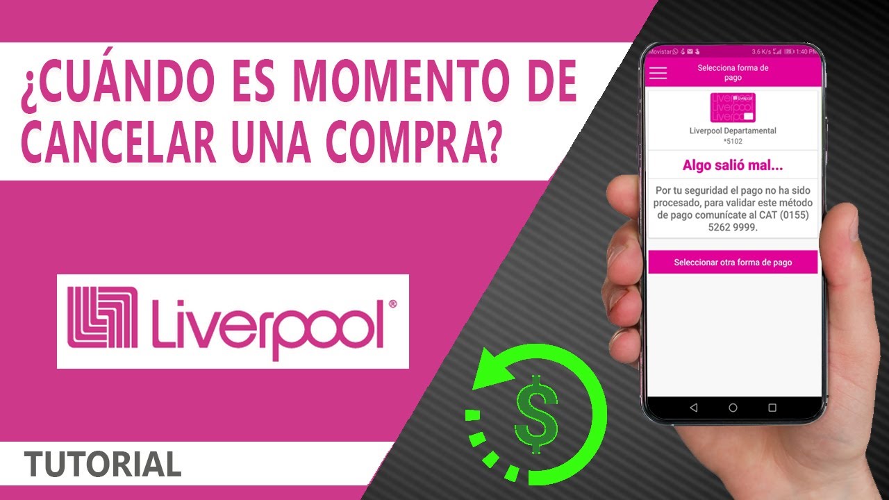 ? LIVERPOOL: ¿CUÁNDO PUEDO CANCELAR COMPRA (DESDE LA APP)? | CÓMO FUNCIONA  EL REEMBOLSO - YouTube