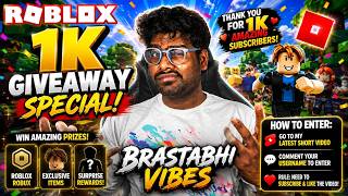 🔥 1,000 SUBSCRIBERS! 😱 ROBLOX GIVEAWAY IS LIVE! 🎁