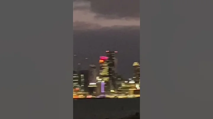 Auckland city night view from Devonport #skytower #short #LHANZUTV