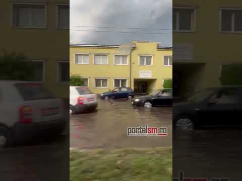 Furtună mare la Debrecen. Imagini de la sătmăreni