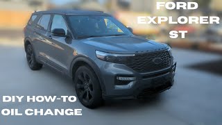 DIY How-To Oil Change 2020+ Ford Explorer ST/Platinum Diy How To Oil Change 2020 Ford Explorer St Platinum