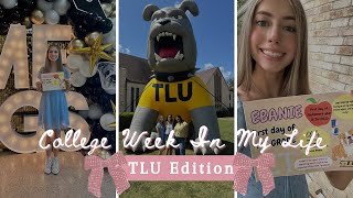 College Week in My Life at TLU | Back to Class Edition💛 🐶📚