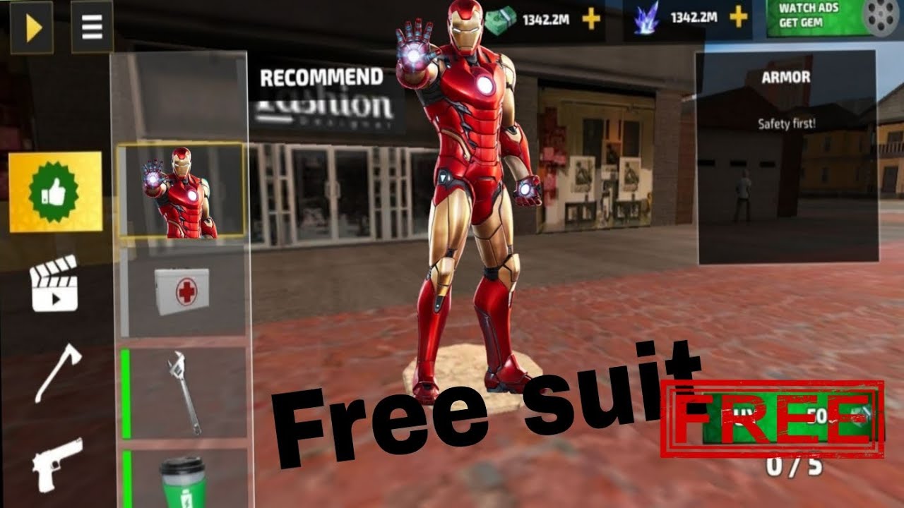 rope hero: vice town _ free Ironman suit rope hero zarrar gamer 565