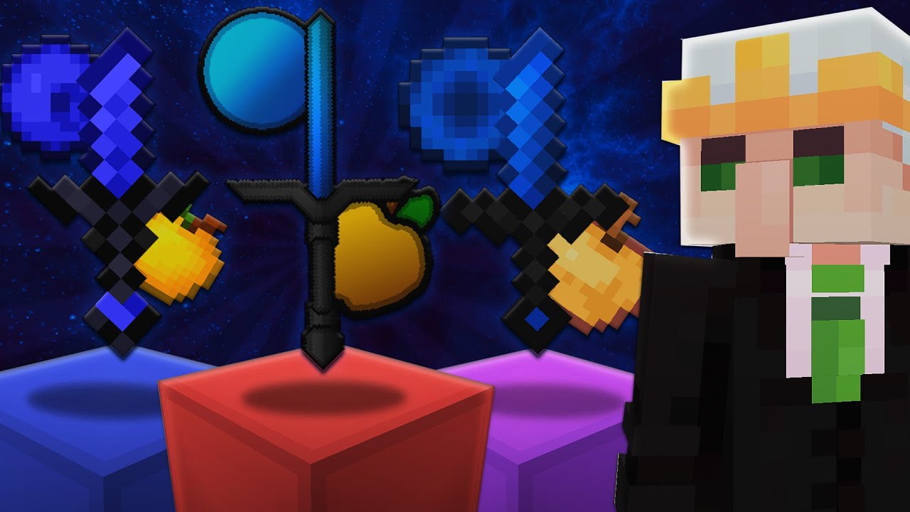 los 3 MEJORES TEXTURE PACKS de color AZUL💙