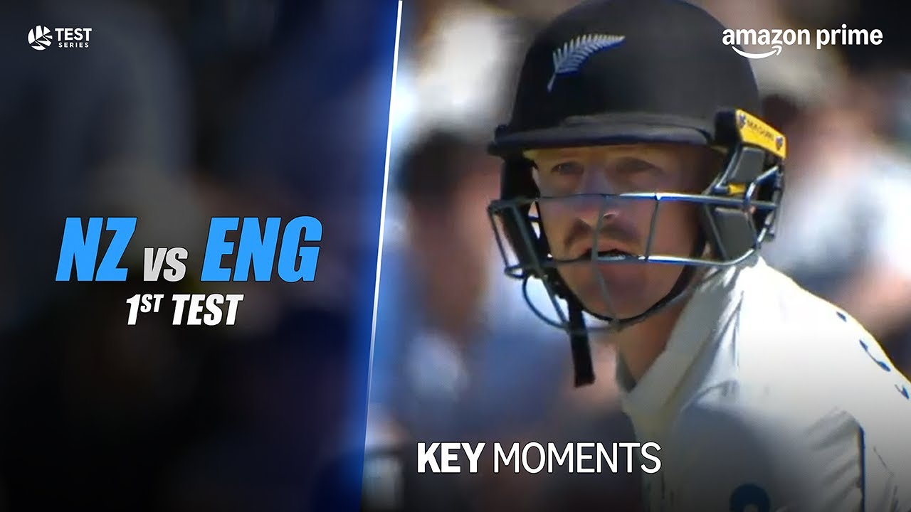 NZ vs ENG 1st Test Day 4 - Cricket Highlights | Prime Video India - YouTube
