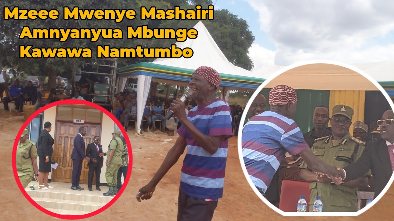 MASHAIRI YA MZEE HUYU YALIVOMUINUA MBUNGE VITA KAWAWA AOMBA BAISKEL,KWENYE UZINDUZI KITUO CHA POLICE
