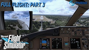How to fly PMDG 777 DETAILED CHECKLIST - MSFS Beginner - Part 3 - Descent, Approach, Landing