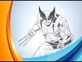 Drawing The Wolverine with Time lapse