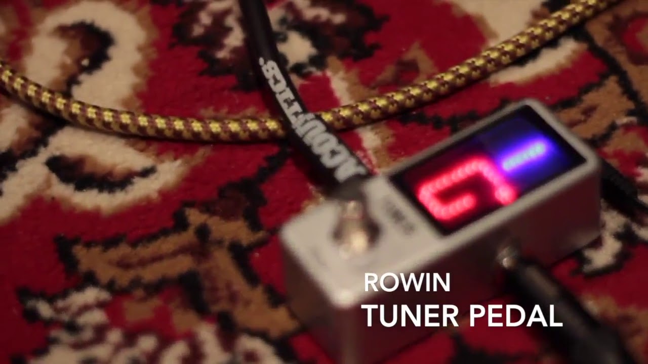 ROWIN LT 910 Pedal Efek Gitar Elektrik Chromatic Presisi Tinggi Bahan Zinc Alloy