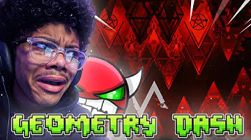 REACTING TO THE NEW HARDEST GEOMETRY DASH LEVELS....as a noob | secret reaction (UNVERIFIED LEVEL)