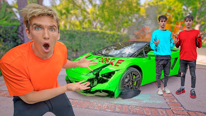 Did Lucas and Marcus Break my Lamborghini SHARERGHINI?!