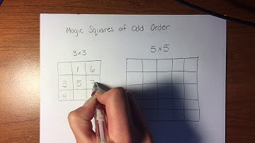 Solving Magic Squares of Odd Order