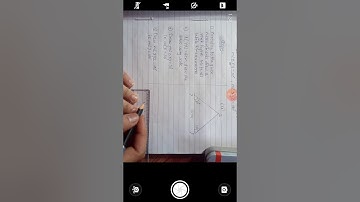 To construct a triangle given two angles & the included side