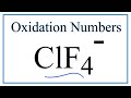 Oxidation Numbers and Chlorine Ions