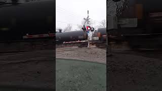 Cool CSX Ethanol Train 🚆 on Christmas day 2021 #shorts