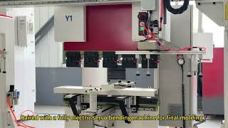 China top aiotel panel bending center with loading and unloading system for small items
