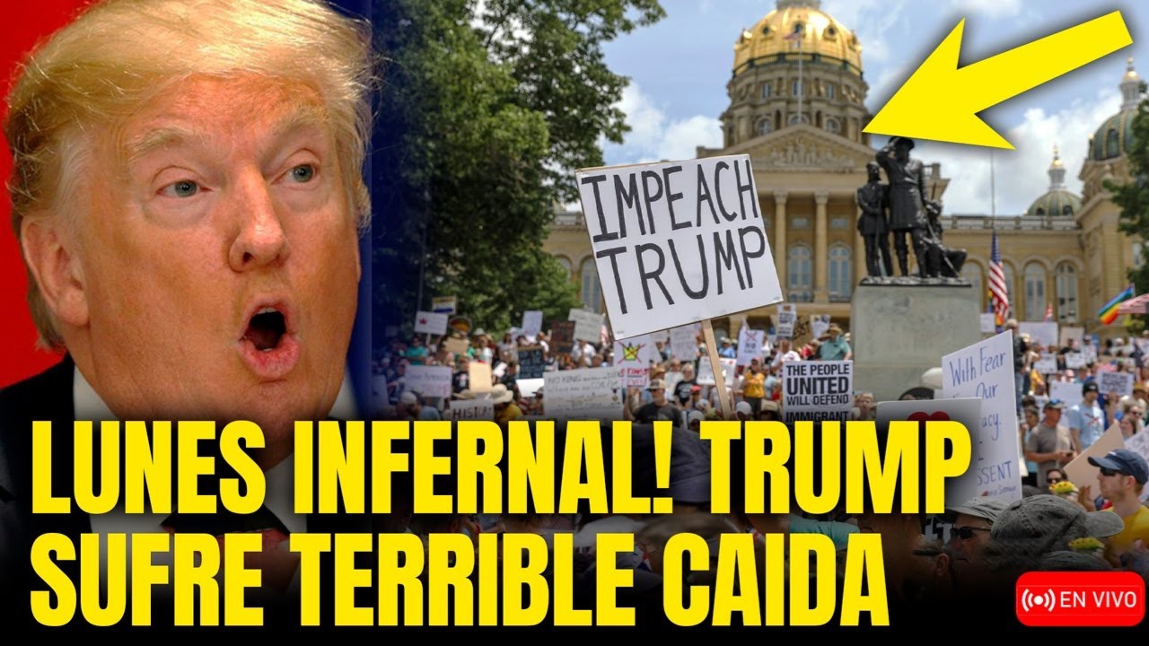 🚨LUNES INFERNAL! LA CAIDA DE TRUMP ES INMINENTE! COLAPSA EN IOWA