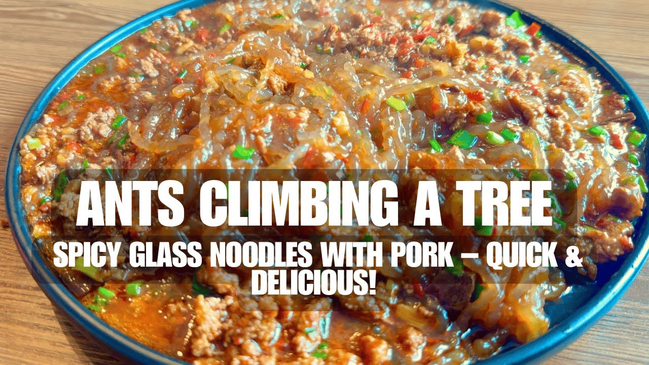 Ants Climbing a Tree | Easy Chinese Glass Noodles Stir-Fry