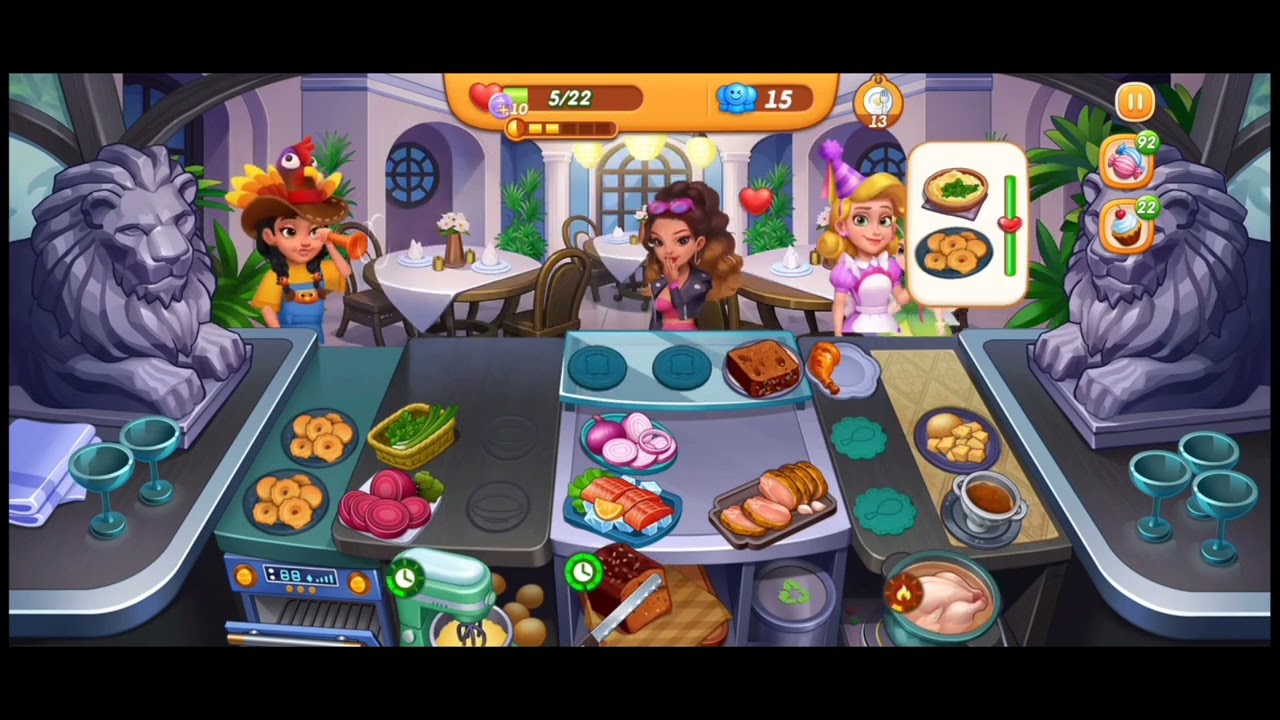 Cooking City Game (Copenhagen Open Sandwich Shop Level 21-30).