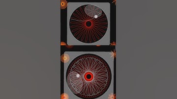 Two Amazing 💯🔝 Spirograph Designs in One Short #shorts #trending #spirograph