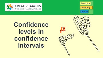 Confidence levels in confidence intervals