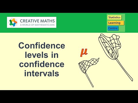 Confidence levels in confidence intervals