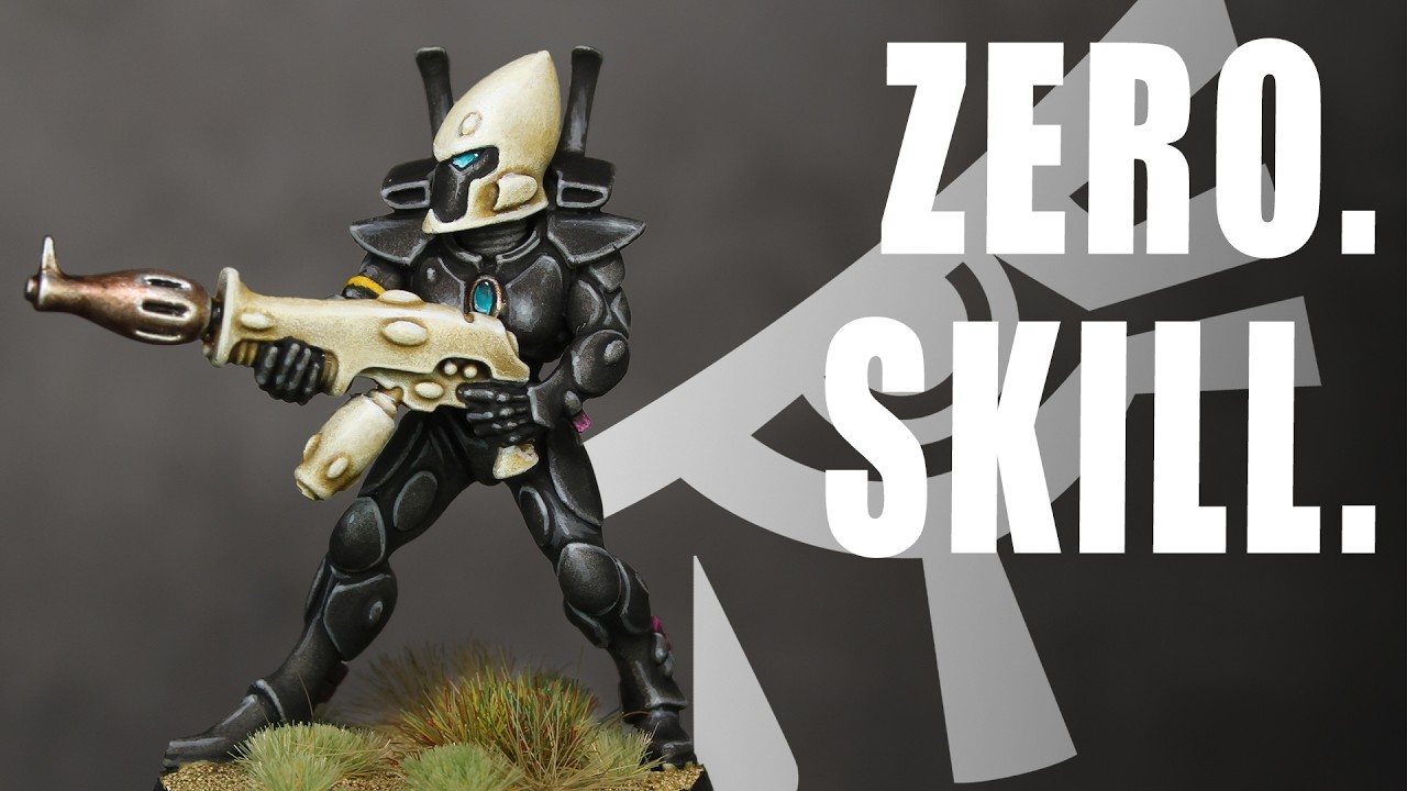 The EASIEST NEUTRAL BLACK ARMOUR tutorial. Just THREE steps - Zero Skill 22