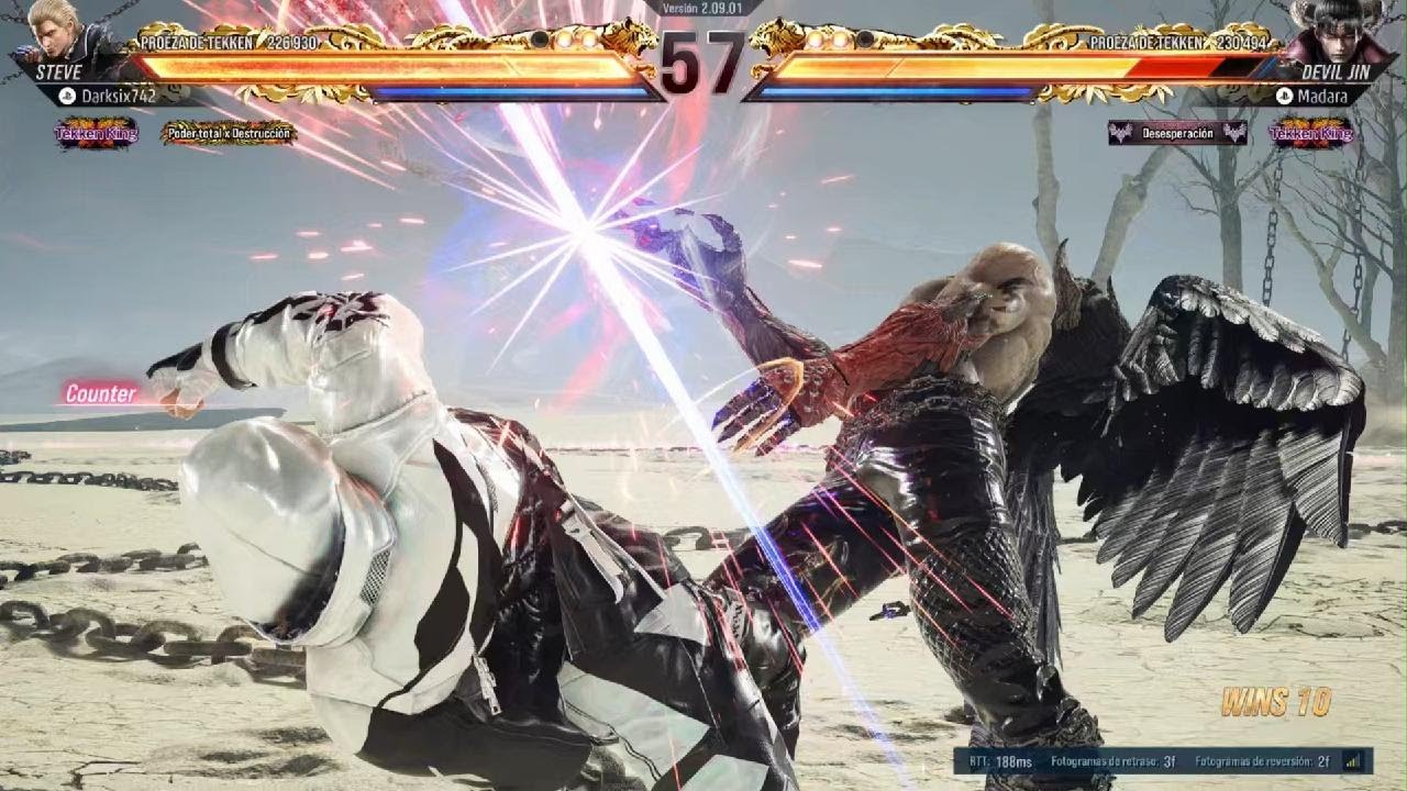 Darksix742 steve fox vs madara Devil jin