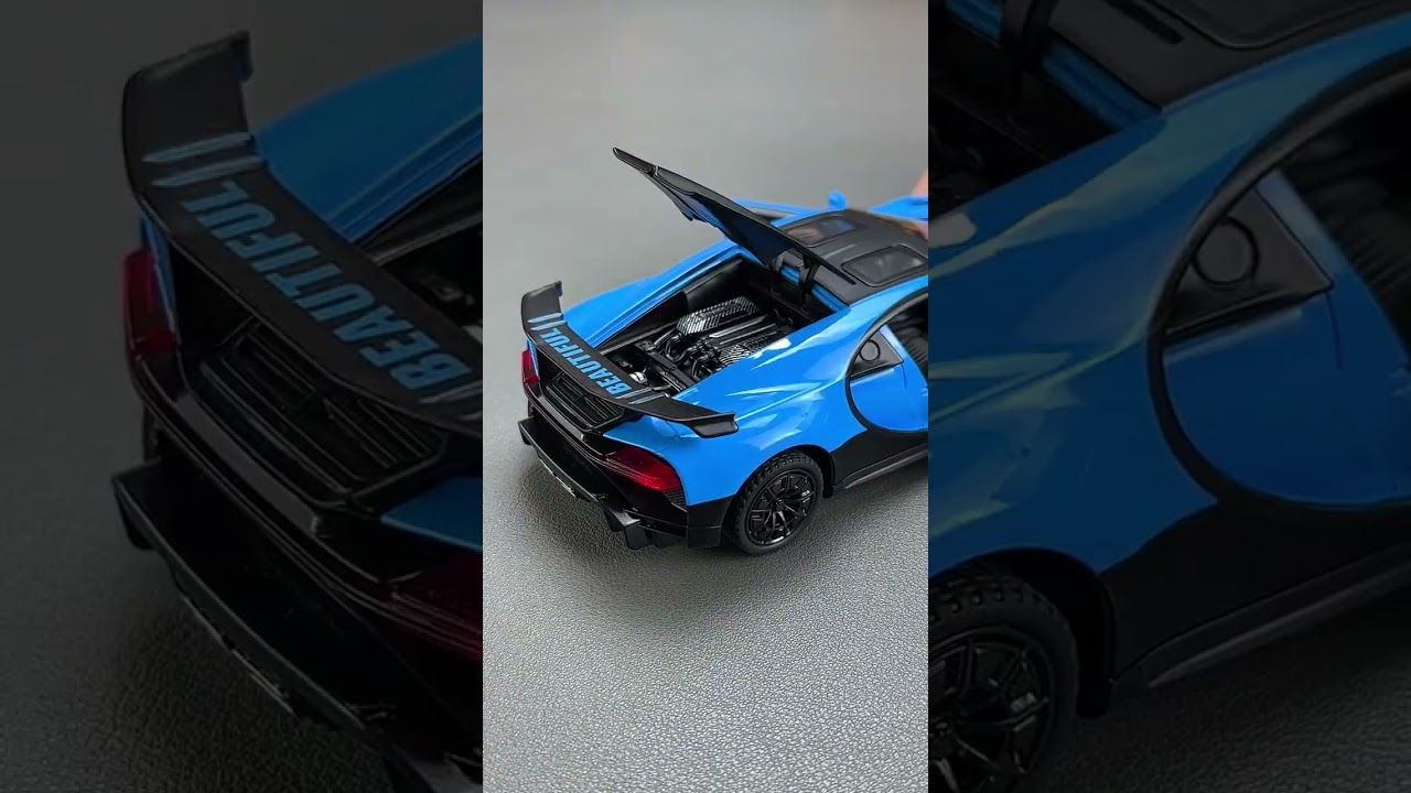 Bugatti Chiron die-cast model car.