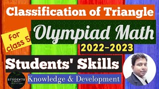 SOF/International Mathematics Olympiad (IMO) 2022-23/Classification of Triangle/Class 5