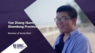 International student Sam's study story (Bachelor of Social Work)