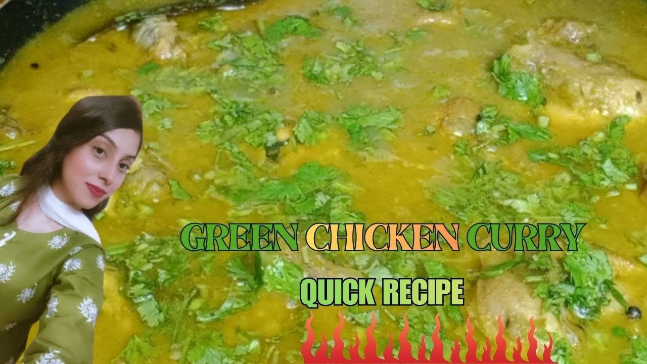 Easy & Authentic🌿🔥Green Chicken Curry ( JUST ONE POT & 