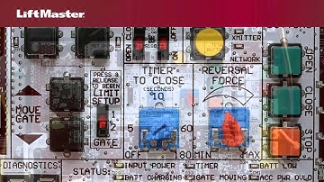 LiftMaster - Program Gate Operator Travel limits