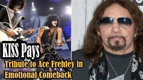 KISS Pays Tribute to Ace Frehley in Emotional Comeback Show #BrandTribute #RockandRoll #MusicLegacy