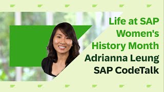 SAP CodeTalk with Adrianna Leung by SAP Developers 231 views 1 month ago 8 minutes, 50 seconds