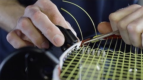 Badminton special: trouble shooting while stringing