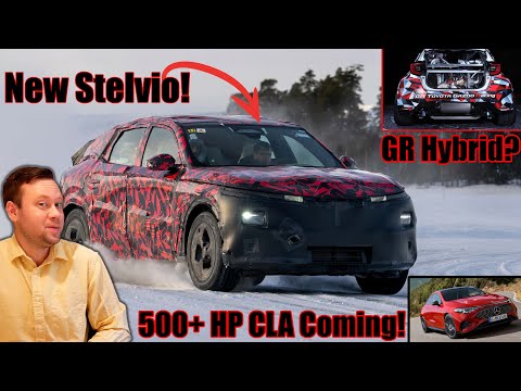 Toyota GR Going Hybrid, New Alfa Romeo Stelvio Spied, 500+ HP AMG CLA Coming + More! Weekly Update