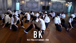 BK X G CLASS CHOREOGRAPHY VIDEO \/ YG, Tyga, 21 Savage - Run ft. BIA