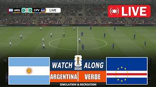 🔴LIVE : Argentina vs Cape Verde | World Cup 2026 | Full Match Streaming | PES 21 Video Game - screenshot 2