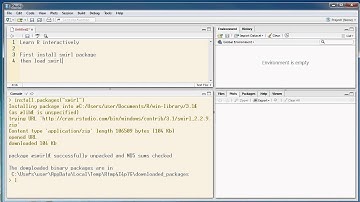R - Learn R interactively