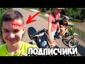 ПОДПИСЧИК ПЕРЕВЕРНУЛСЯ на ПИТБАЙКЕ!! ПОКАТУШКИ на ПИТБАЙКЕ 125 / Скутер