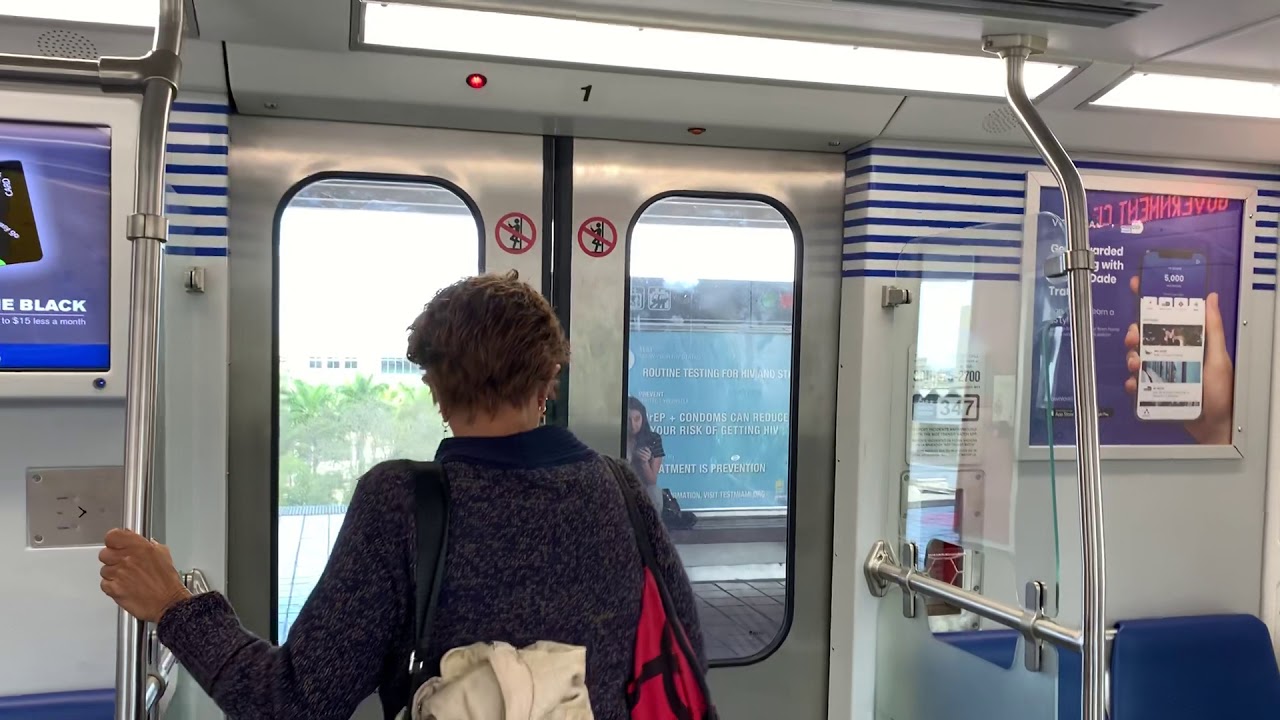 MetroRail from Brickell Station to MIA Airport