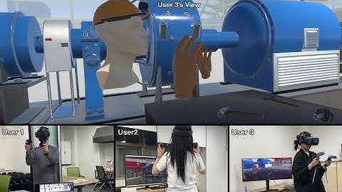 Virtual Reality for Multi-User Training System 데모 (국립창원대학교 지능형 실감미디어 연구실)