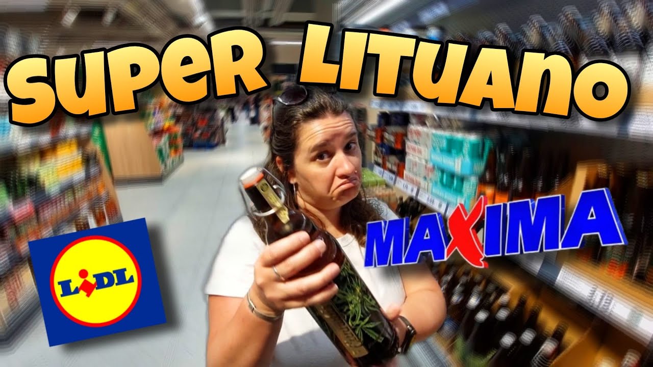 Los PRODUCTOS MAS RAROS en el SUPERMERCADO en LITUANIA // VILNIUS 🛒🇱🇹