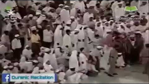 سعود الشريم صلاة العشاء لعام 1415ھ / 1995م ما تيسر من أواخر سورة إبراهيم.
