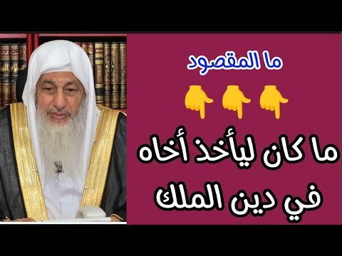 ما معنى دين الملك في سورة يوسف الشيخ مصطفى العدوي